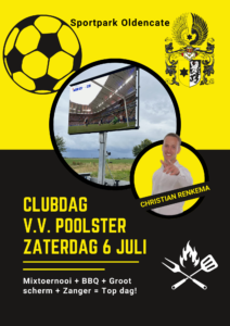 Clubdag 6 juli V.V. Poolster